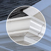 Amerimax 5 in. W X 7.25 in. L White Aluminum K Outside Miter