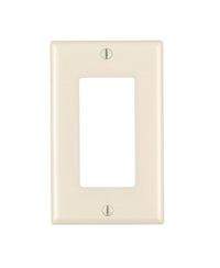 Leviton Decora Almond 1 gang Thermoset Plastic Decorator Wall Plate 10 pk - Open Box