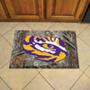 Louisiana State University Camo Camo Rubber Scraper Door Mat