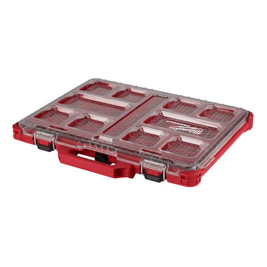 Milwaukee  PACKOUT  19.7 in. L x 16.4 in. W x 2.5 in. H Interlocking Organizer  Impact-Resistant Poly