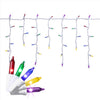 Celebrations Classic LED T5 Multicolored 100 ct Icicle Christmas Lights 6 ft.