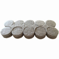 Shepherd Hardware Felt Self Adhesive Protective Pad Beige Round 1 pk