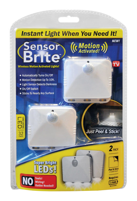 Sensor Brite As Seen On TV Automatic Battery Powered LED Night Light w/Sensor