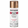 Rust-Oleum Stops Rust Metallic Rose Gold Spray Paint 11 oz (Pack of 6)