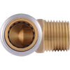 SharkBite Push to Connect 1/2 in. PTC each X 1/2 in. D MPT Brass Elbow