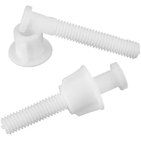 Plumb Pak Toilet Seat Hinge Bolts White Plastic For Universal - Open Box