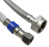 Lasco 3/8 in. Compression X 7/8 in. D Ballcock 12 in. Braided Stainless Steel Toilet Supply Line
