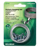 Hillman AnchorWire Steel-Plated Steel Picture Hanging Set 5 lb. 5 pk Conventional (Pack of 10)