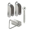 Prime-Line Silver Aluminum Screen Hanger and Latch 1 pk