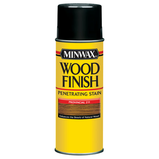 Minwax Wood Finish Semi-Transparent Provincial Oil-Based Wood Stain 11.5 oz. (Pack of 6)