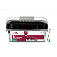 GRK Fasteners R4 No. 10 in. X 3-1/8 in. L Star Flat Head Self Tapping Multi-Purpose Screws