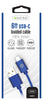 iEssentials USB-C to USB-A Charge and Sync Cable 6 ft. Blue