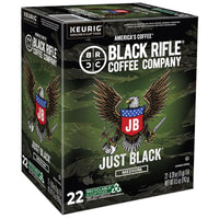 Black Rifle Coffee Company Just Black Coffee K-Cups 1 pk (Pack of 6)