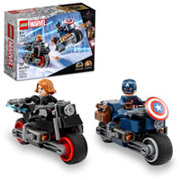 LEGO Black Widow & Captain America Motorcycles Toy Multicolored 130 pc (Pack of 3)