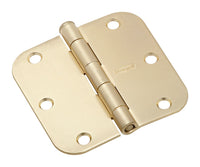 National Hardware 3 in. L Satin Brass Door Hinge 1 pk
