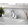 Homewerks Chrome Motion Sensing Modern Centerset Bathroom Sink Faucet 4 in.