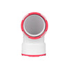 Connectite Connectite Schedule 40 2 In. Hub  X 2 In. Dia. Hub Pvc Bend Elbow Plastic 90 Deg.