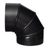 Imperial Manufacturing Group Bm0016 8 Black 90° Adjustable Stovepipe Elbow  (Pack Of 4)