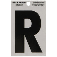 3 inch BLK/SLV R ADHV 1PC (A)