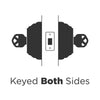 Kwikset SmartKey Polished Brass Metal Deadbolt