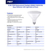 Feit Enhance PAR38 E26 (Medium) LED Bulb Daylight 75 Watt Equivalence 4 pk