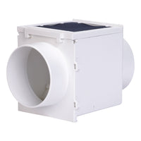 Deflect-O Jordan 5 in. L X 4 in. D Silver/White Aluminum Heat Diverter
