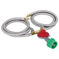 Bayou Classic 36 in. L Stainless Steel Hose Assembly And Regulator - Open Box