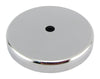 Magnet Source .375 in. L X 2.61 in. W Silver Round Base Magnet 65 lb. pull 1 pc