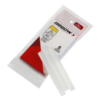 Arrow .5 in. D X 4 in. L All Purpose Glue Sticks Clear 6 pk