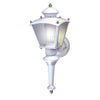 Heath Zenith White Motion-Sensing Incandescent Wall Lantern