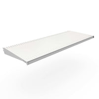 Lozier 1 in. H x 48 in. W x 19 in. L Powder Coated Cool White DL Style Shelf 2 pk
