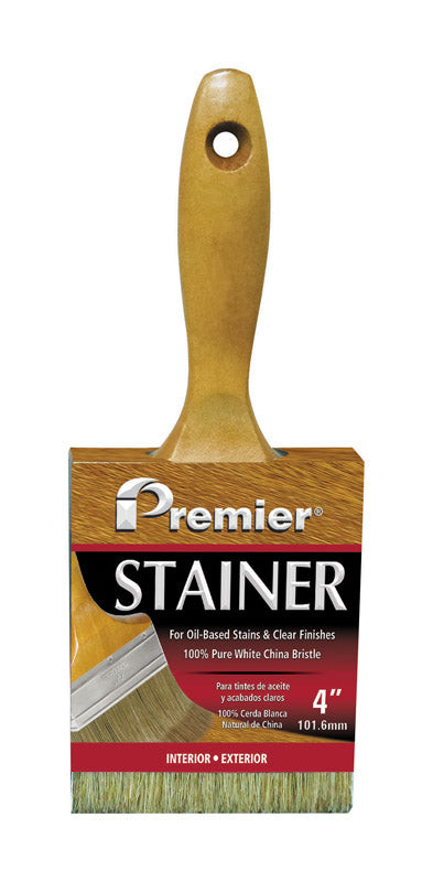 Premier Stainer 4 in. Flat Stain Brush