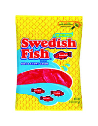 Swedish Fish Fruity Chewy Candy 5 oz. (Pack of 12)