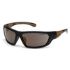 Carhartt Carbondale Anti-Fog Safety Glasses Antique Mirror Lens Black/Tan Frame 1 pc
