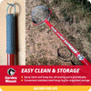 Garden Weasel Medium 47.5 in. Steel Nut Gatherer Steel Handle
