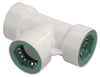Orbit Pvc-Lock 3/4 In. Push  X 3/4 In. Dia. Push Plastic Tee Connector