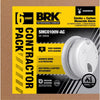 BRK Hard-Wired w/Battery Back-Up Photoelectric Smoke and Carbon Monoxide Detector w/Voice 6 pk - Open Box
