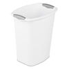 Sterilite 3 gal. White Wastebasket 11.88 x 8.5 x 13.25 in. (Pack of 6)
