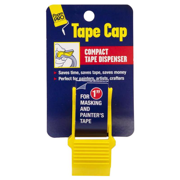 Cortador de cinta FoamPro de 1 pulgada de ancho x 2,5 pulgadas de largo, color amarillo (paquete de 40)