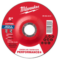 Milwaukee 5 in. D X 7/8 in. X .045 in. thick Metal Cut-Off Disc 1 pc