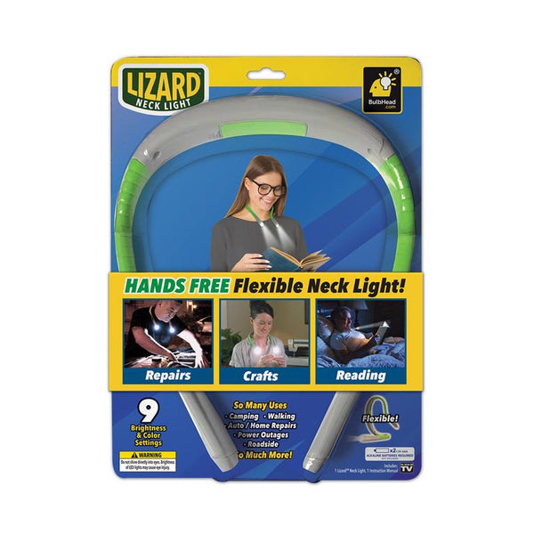 Lámpara de cuello BulbHead Lizard, paquete de 1