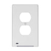 LumiCover Amerelle White 1 gang Plastic Decorator/Duplex Nightlight Wall Plate 1 pk - Deal of The Week