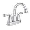 Moen Banbury 2 Chrome Traditional Centerset Bathroom Sink Faucet 4 in.