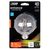 Feit G25 E26 (Medium) LED Bulb Soft White 40 Watt Equivalence 1 pk - Deal of The Week