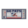 NFL - New England Patriots Ticket Runner Rug - 30in. x 72in.