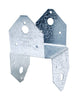 Simpson Strong-Tie 3.56 in. H x 3.56 in. W 18 Ga. Galvanized Steel Post Base (Pack of 40)