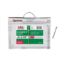 GRK Fasteners No. 9 X 3-1/8 in. L Star Coated Reverse Screws 1900 pk