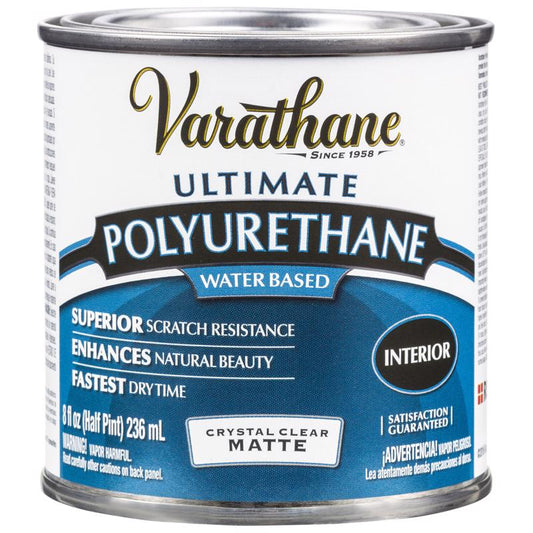 Varathane Matte Clear Water-Based Polyurethane 0.5 pt