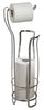 iDesign Axis Chrome Silver Toilet Paper Holder