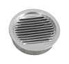 Air Vent 3 in. W X 3 in. L Mill Silver Aluminum Mini Louver